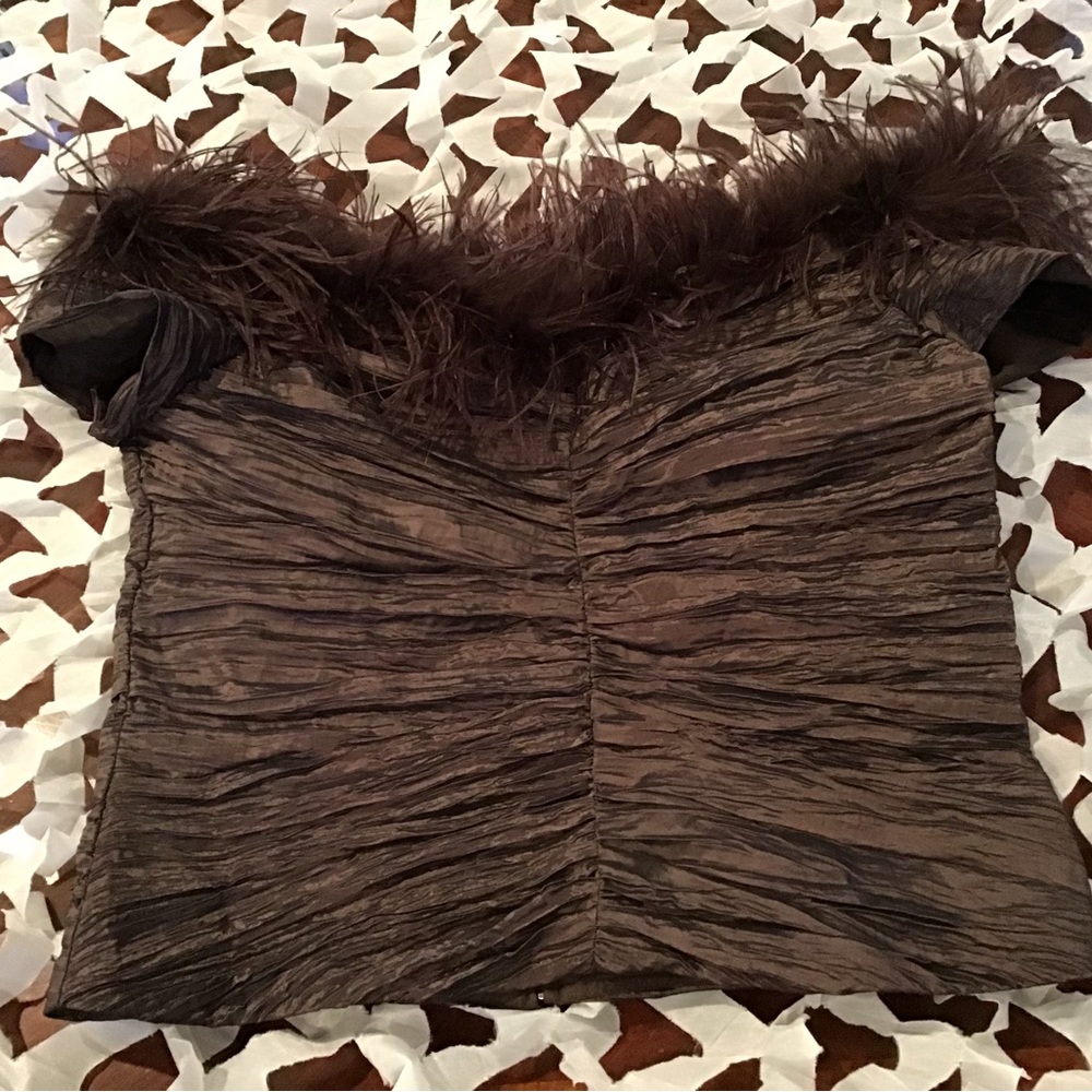 Cachet Brown size 12 Top